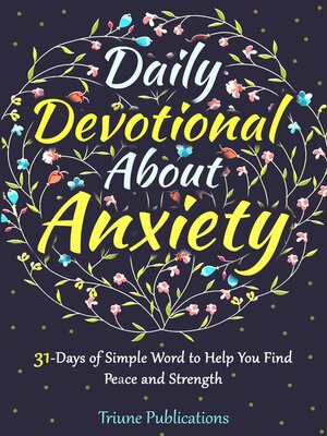 cover image of Daily Devotional About Anxiety